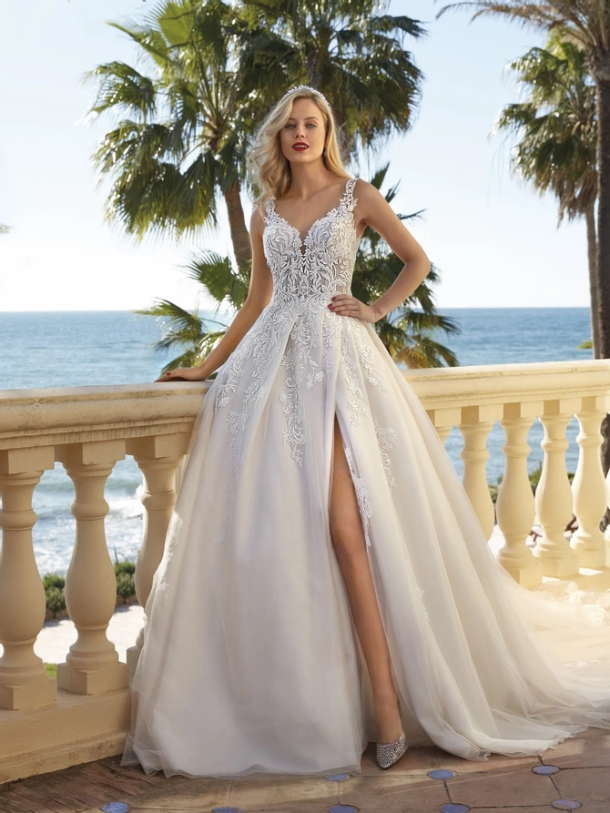 Demetrios | White Canvas Bride - 1226 | White Canvas Bridal