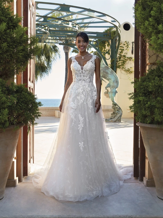 Demetrios | White Canvas Bride - 1232 | White Canvas Bridal