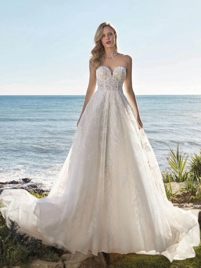 Demetrios | White Canvas Bride - 1233 | White Canvas Bridal