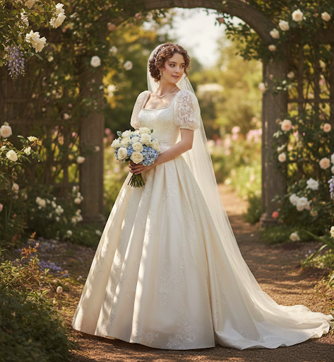 Your Bridgerton Moment: Romantic Wedding Dresses Inspired by Regency Elegance for Cotswolds Weddings